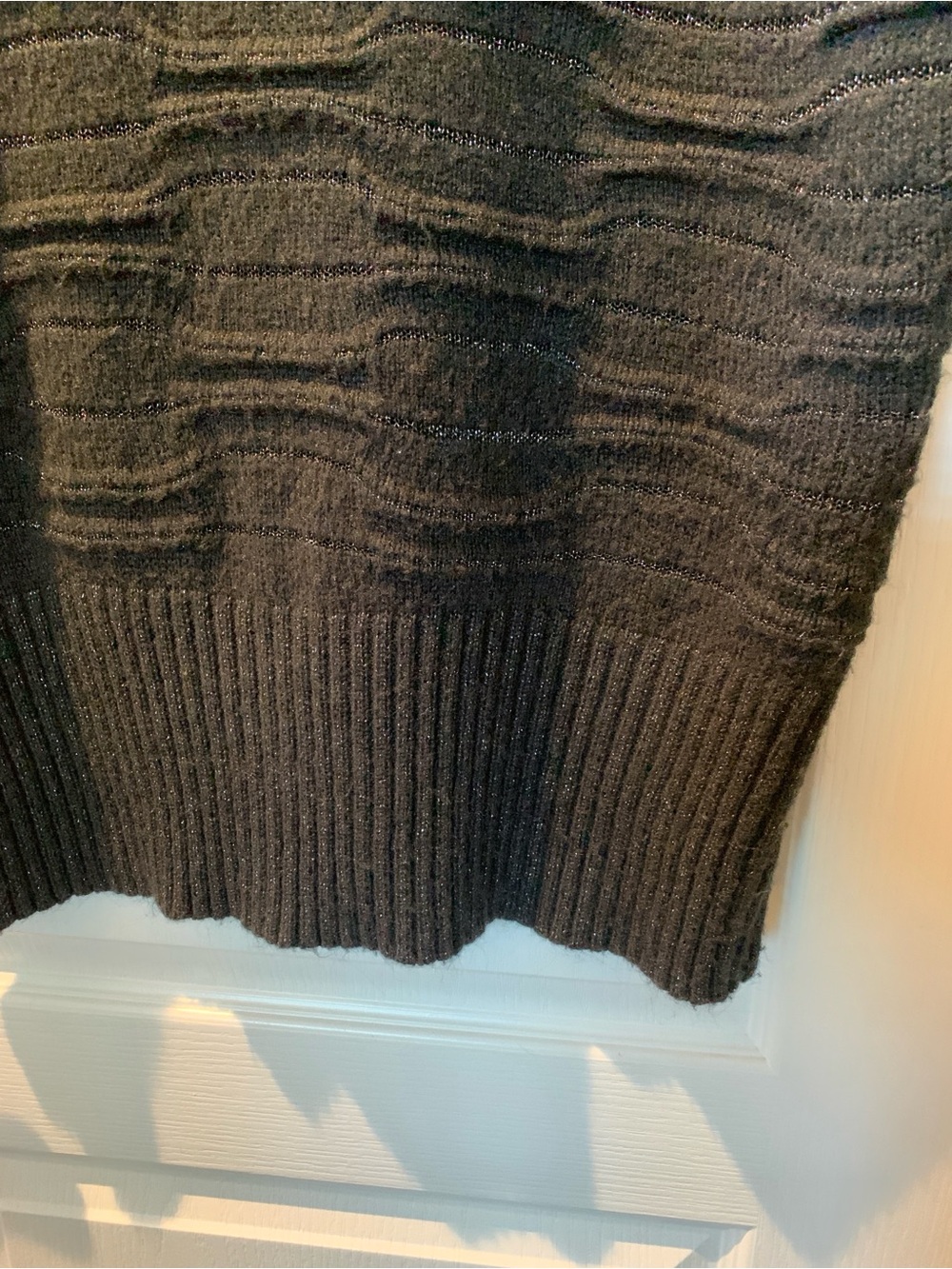 STYLE & CO Women’s Black Short Sleeve Boatneck Textured Knit Sweater 2X - Picture 8 of 13
